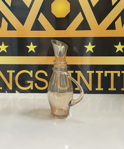 Bình Decanter dáng cao có tay cầm thủy tinh màu hổ phách