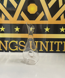 Bình Decanter dáng cao thủy tinh trắng