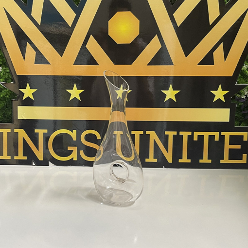 Bình Decanter dáng cao thủy tinh trắng