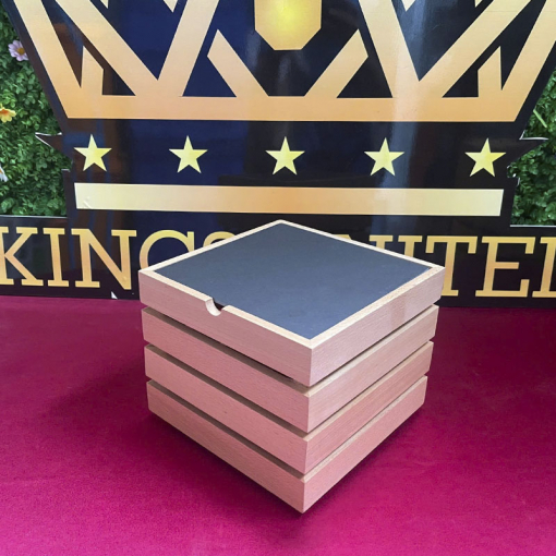 Kệ gỗ vàng vuông mặt đá (25x25x15, 25x25x20, 25x25x25cm)