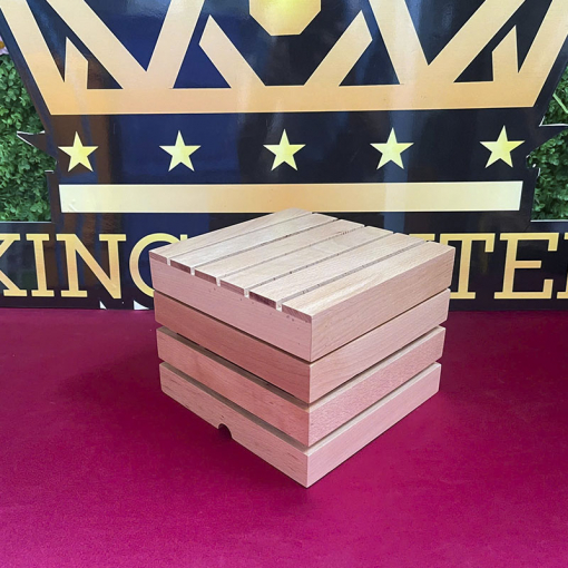 Kệ gỗ vàng vuông mặt gỗ (25x25x20, 25x25x25cm)