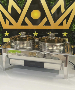 Nồi hấp Dimsum chữ nhật đôi