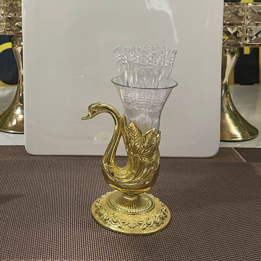 Ống thiên nga đựng xiên hoa quả