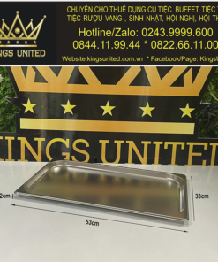 Khay ăn chữ nhật nông