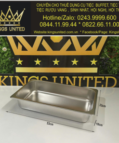 Khay ăn chữ nhật size trung