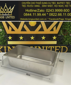 Khay ăn chữ nhật sâu