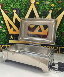 Nồi hâm chữ nhật bạc Mẫu 3 (Đun điện)