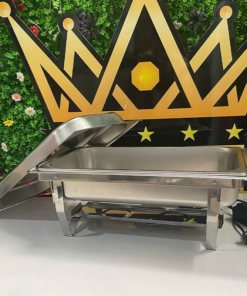 Nồi hâm chữ nhật bạc Mẫu 6 (Đun cồn)