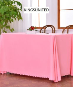 Khăn trải bàn chữ nhật Mẫu 1 (Màu Hồng)