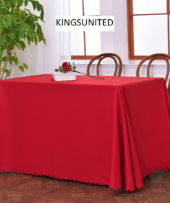 Khăn trải bàn chữ nhật Mẫu 1 (Màu Đỏ)