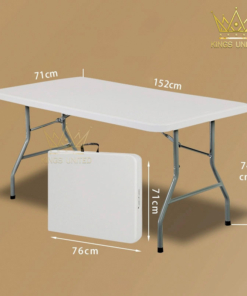 Bàn chữ nhật gấp gọn Mẫu 2 (Nhựa)