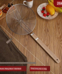 Vợt trụng bún, phở cán gỗ Mẫu 2