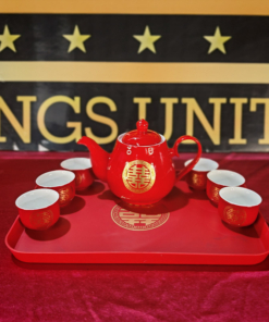 Alternative view of Bộ ấm tách trà chữ hỷ